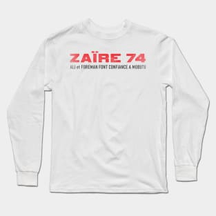 Ali vs Foreman - Zaire 74 vintage Long Sleeve T-Shirt